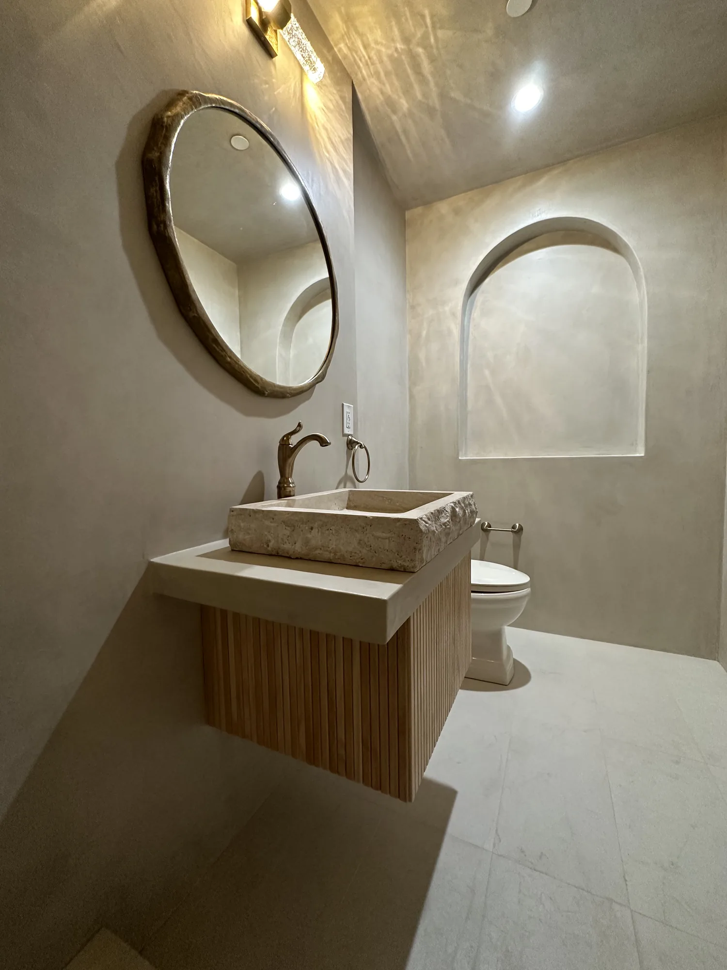 Concrete Bathrooms — Ellada Mesveliani Interiors