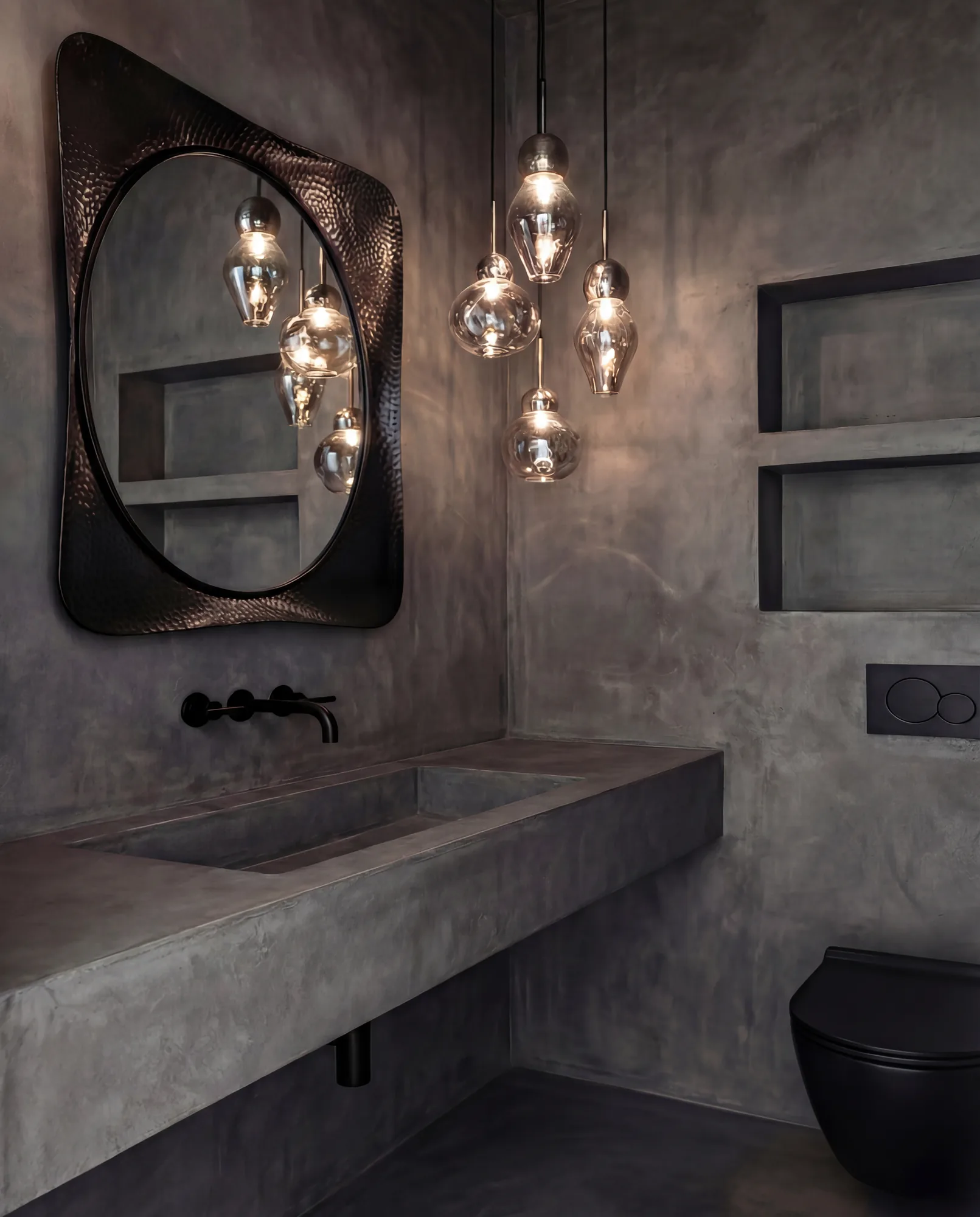 Concrete Bathrooms — Ellada Mesveliani Interiors
