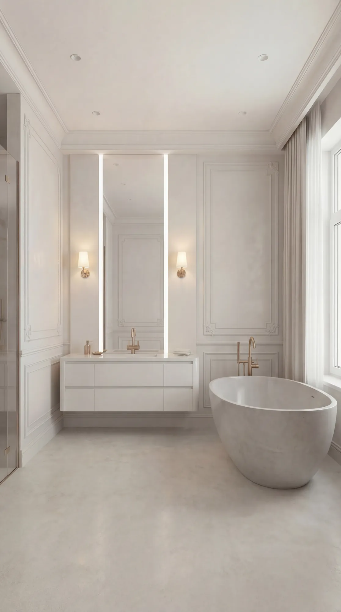 Classic Bathrooms — Ellada Mesveliani Interiors