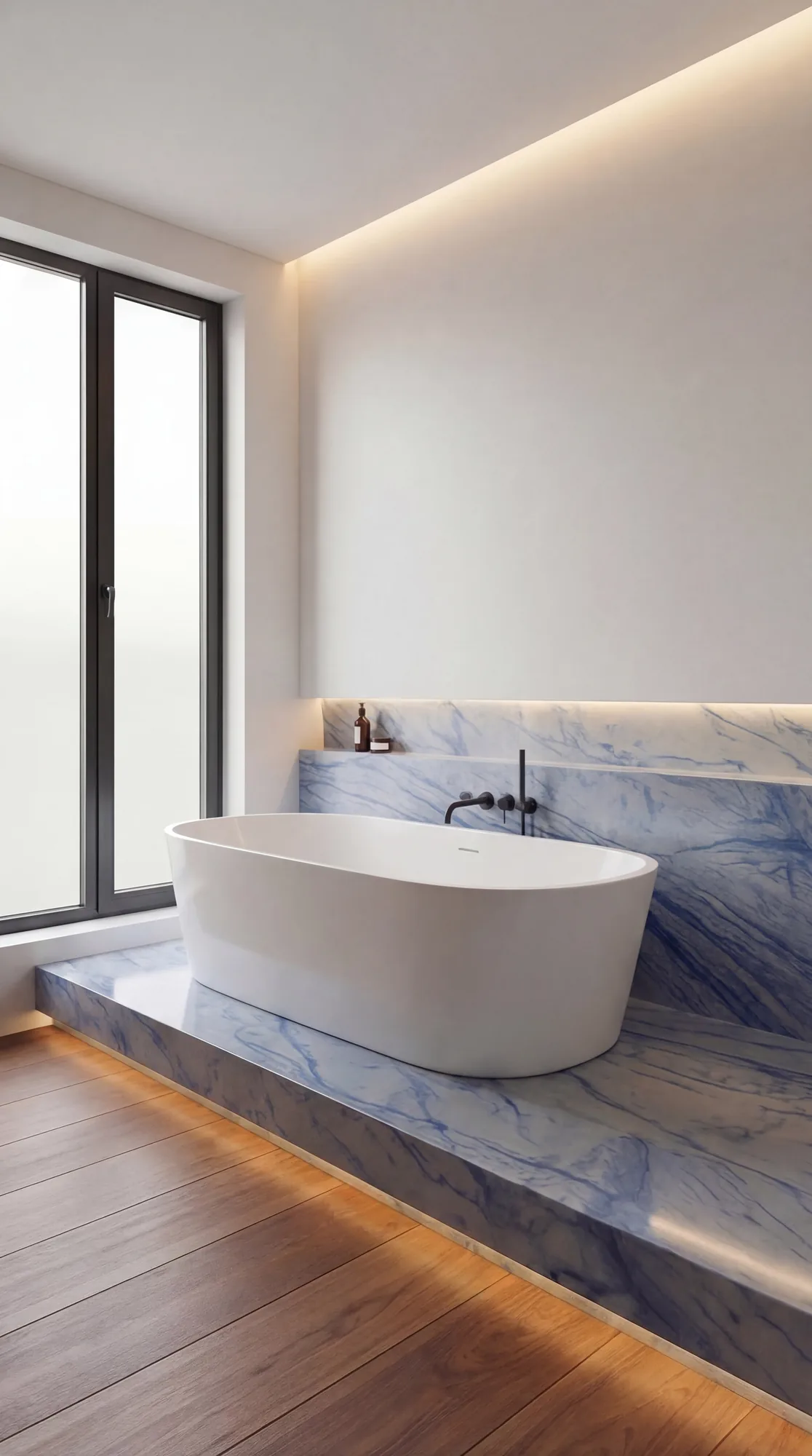 Contemporary Bathrooms — Ellada Mesveliani Interiors