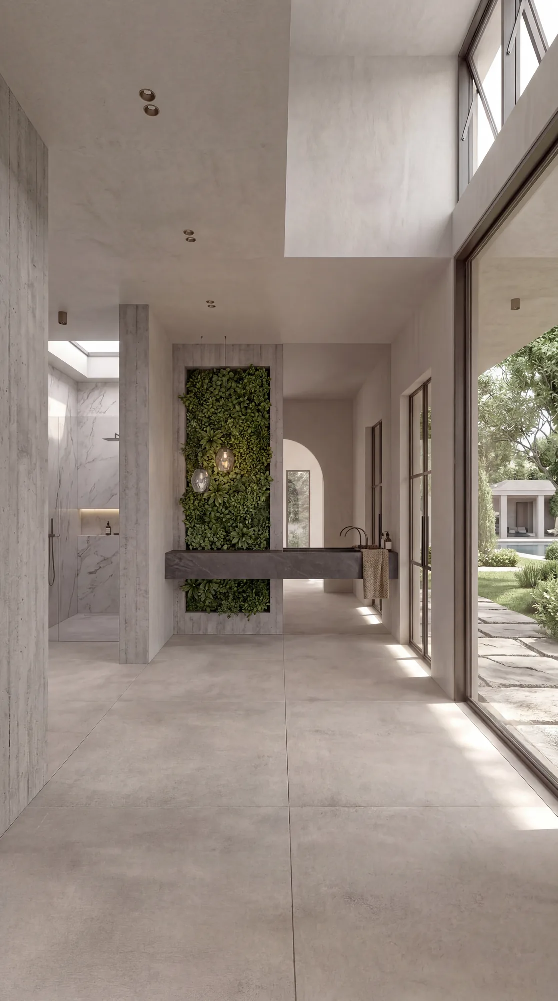 Contemporary Bathrooms — Ellada Mesveliani Interiors