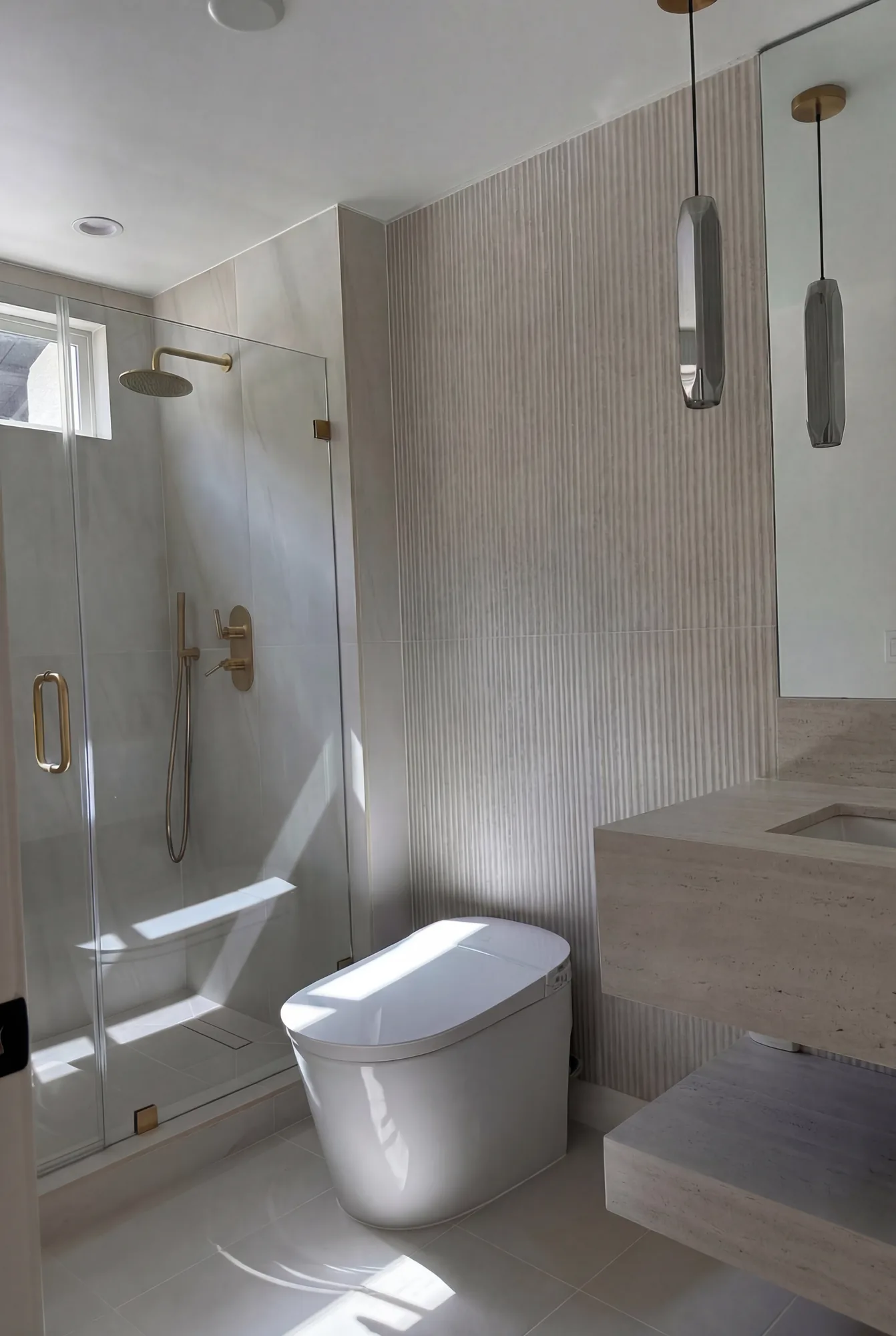 Contemporary Bathrooms — Ellada Mesveliani Interiors