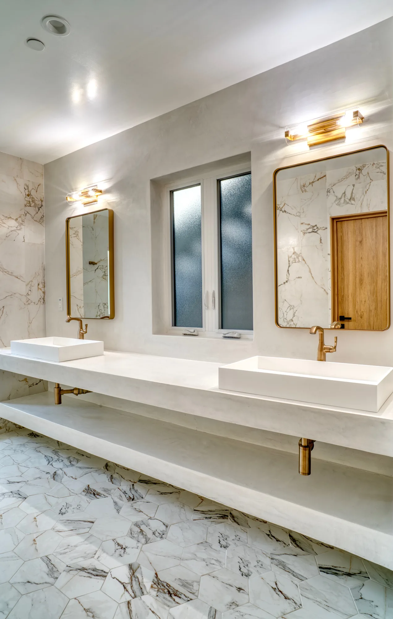 Contemporary Bathrooms — Ellada Mesveliani Interiors