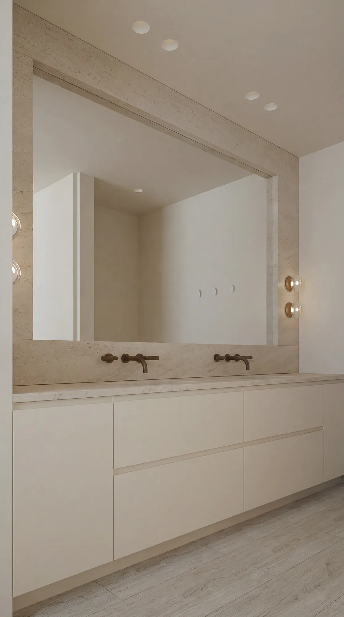 Contemporary Bathrooms — Ellada Mesveliani Interiors