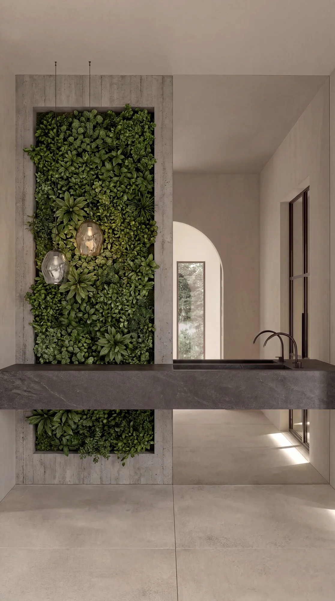 Contemporary Bathrooms — Ellada Mesveliani Interiors