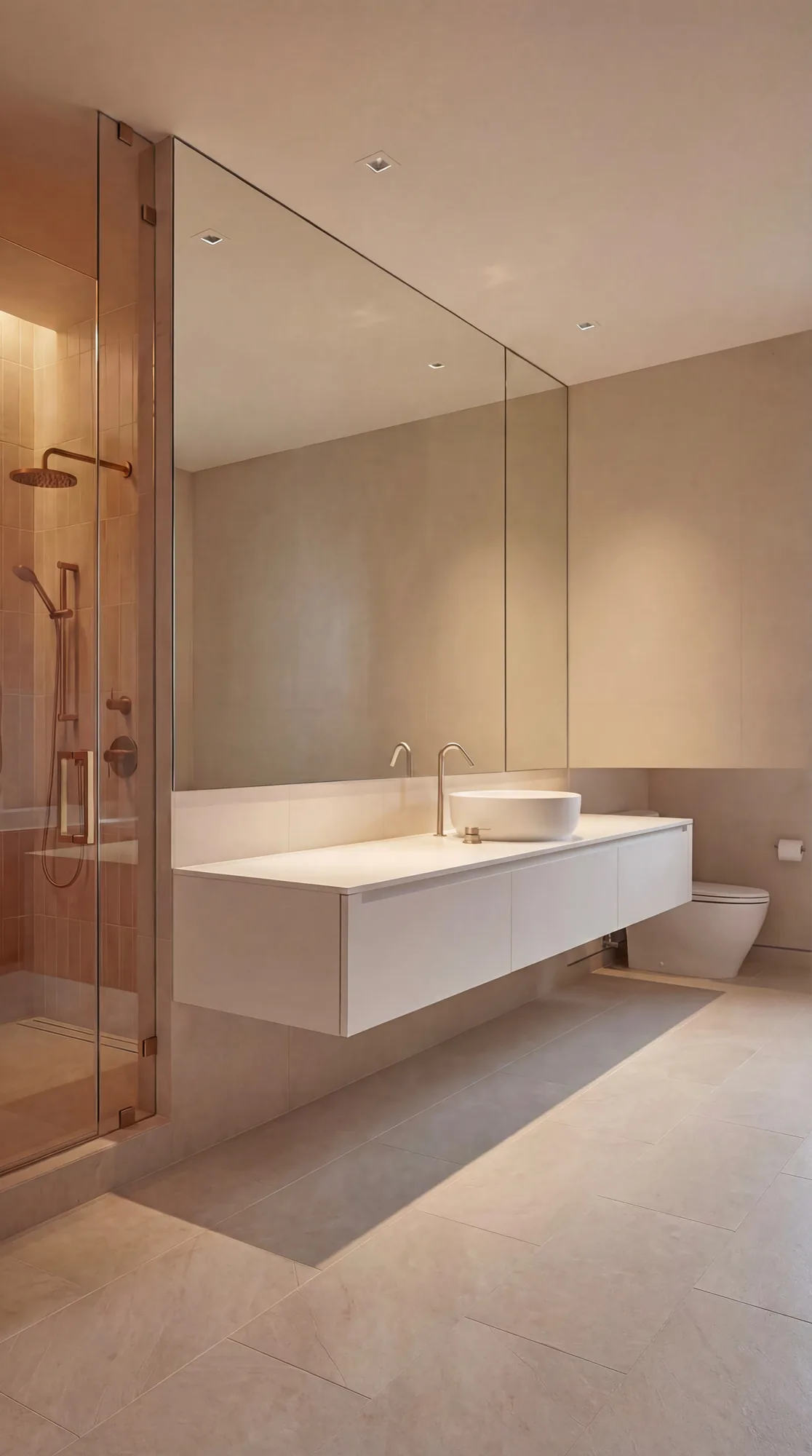 Contemporary Bathrooms — Ellada Mesveliani Interiors