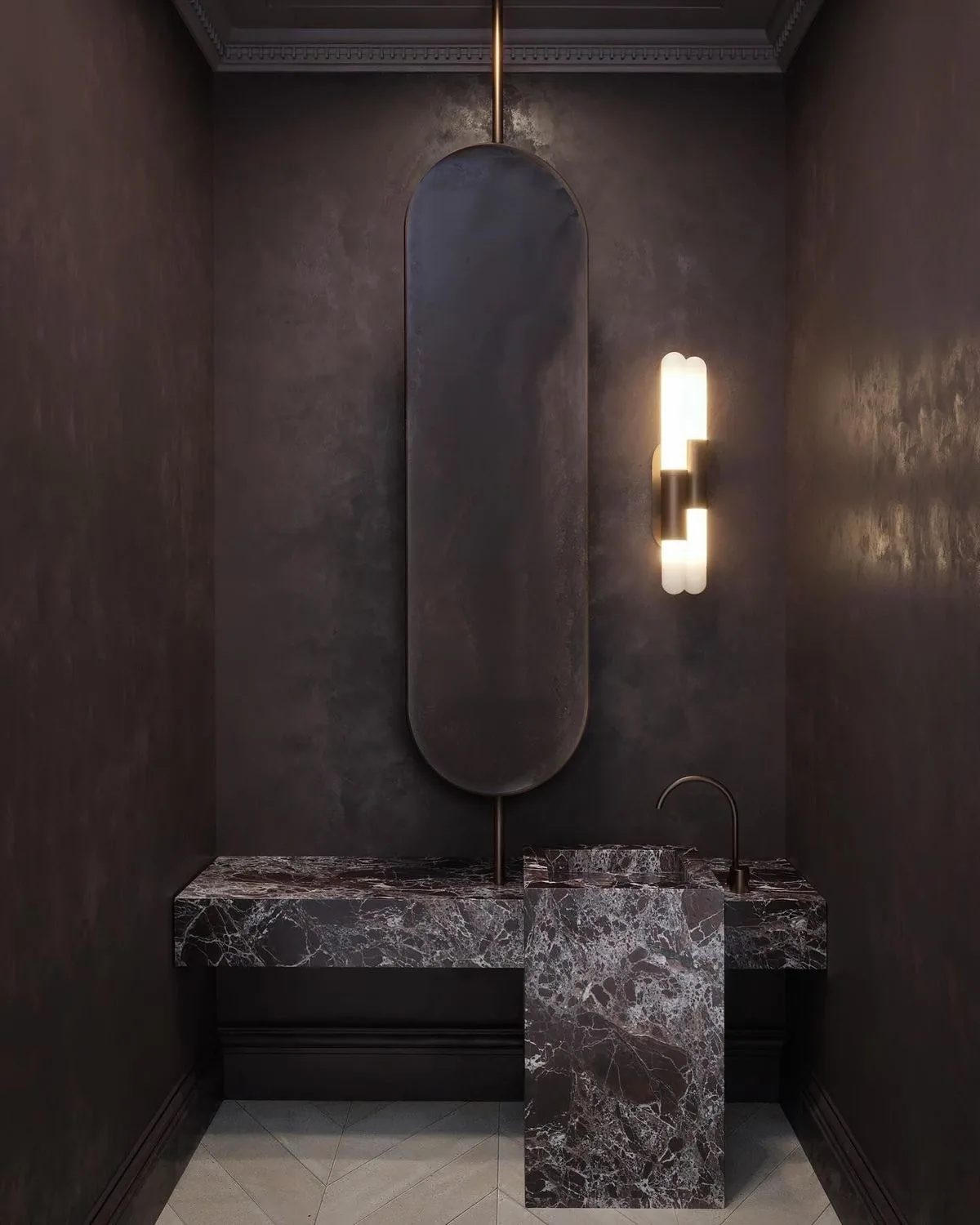 Contemporary Bathrooms — Ellada Mesveliani Interiors