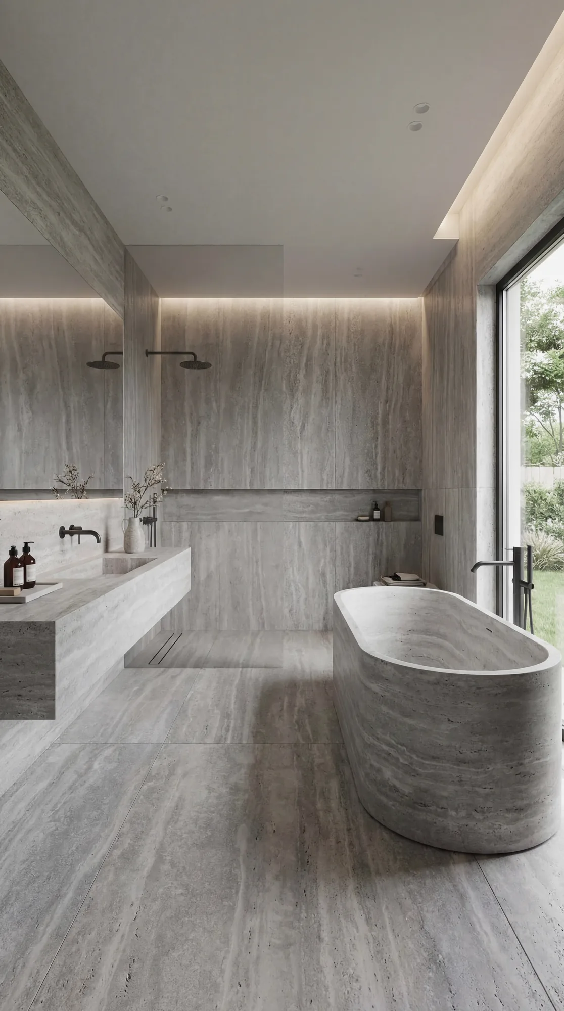 Contemporary Bathrooms — Ellada Mesveliani Interiors