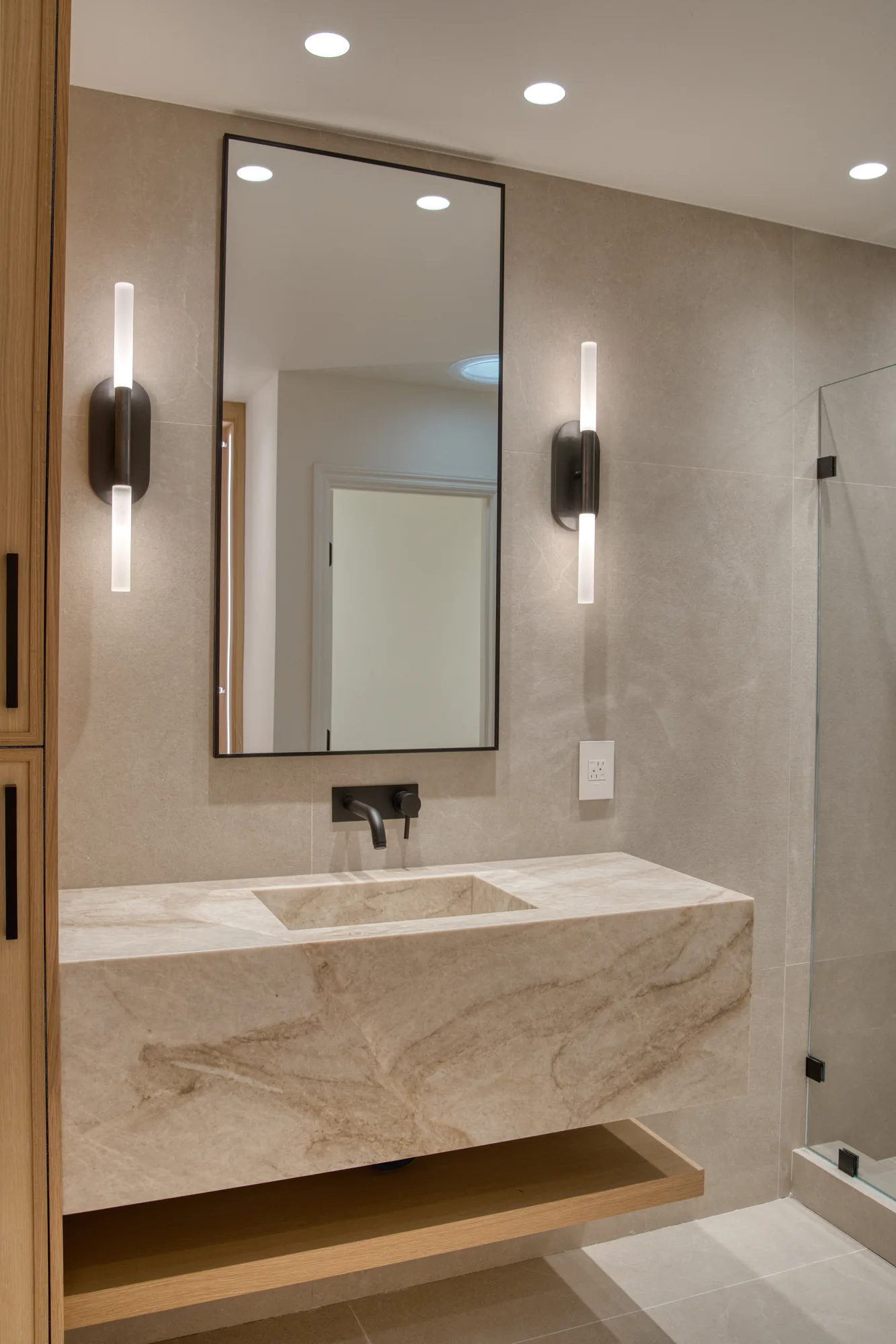 Contemporary Bathrooms — Ellada Mesveliani Interiors